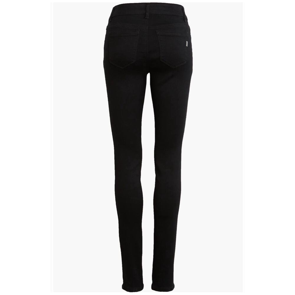 1822 Denim Black Tall Mid Rise Ava Extra Long Butter Skinny Jeans- Size 10 - Picture 12 of 12